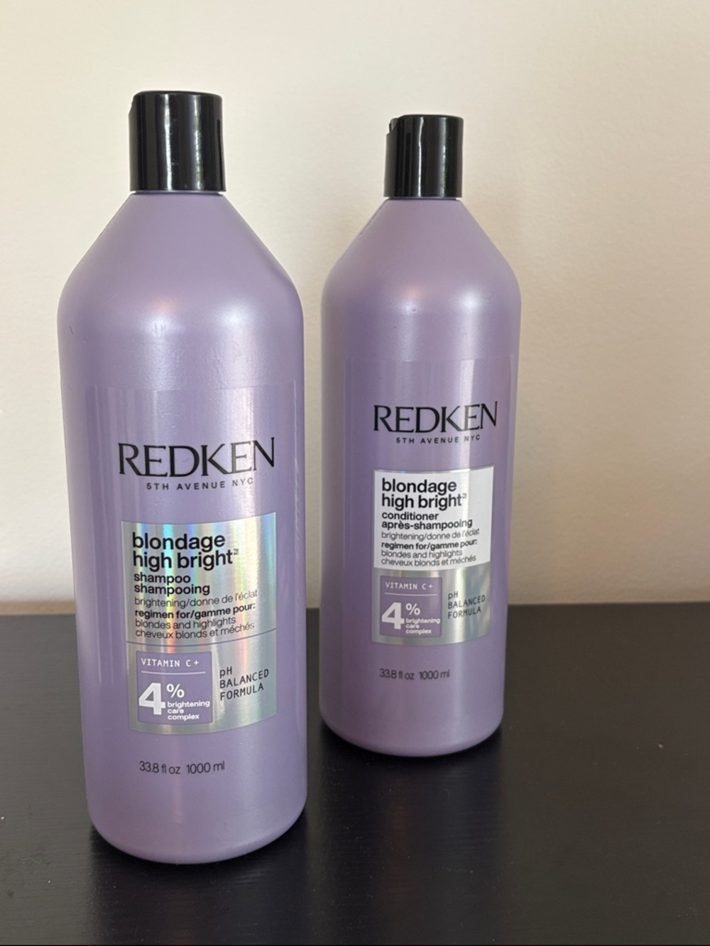 Redken Blondage High Bright Shampoo & Conditioner LITER - Discontinued - RARE - Picture 2 of 5